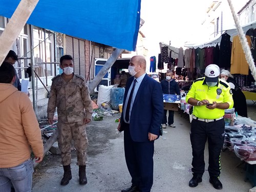 Gürgentepe ilçemizde Kaymakamımız Sayın Hasan TAŞ'ın katılım ve koordinesinde  izolasyonu tabi kişilere yönelik denetimler gerçekleştirildi. 